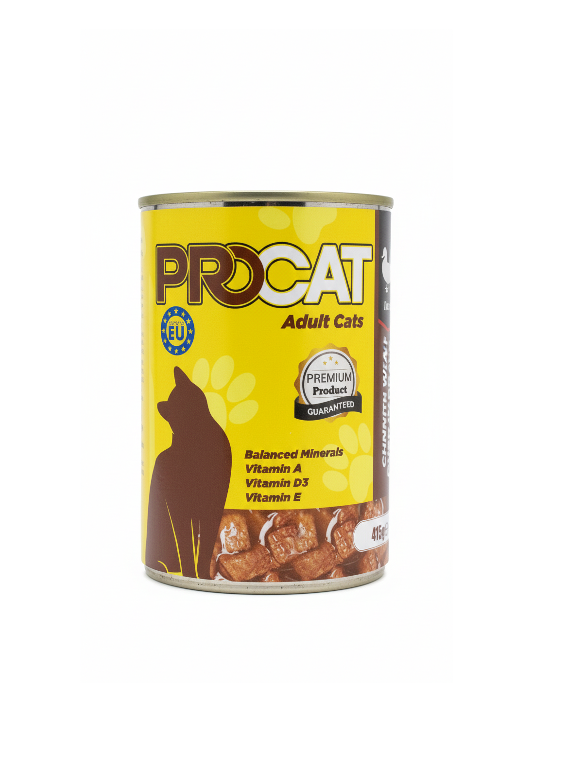 Pro Cat Adult Cat Food Chunks with Duck in Gravy  Complete Wet Food 415g