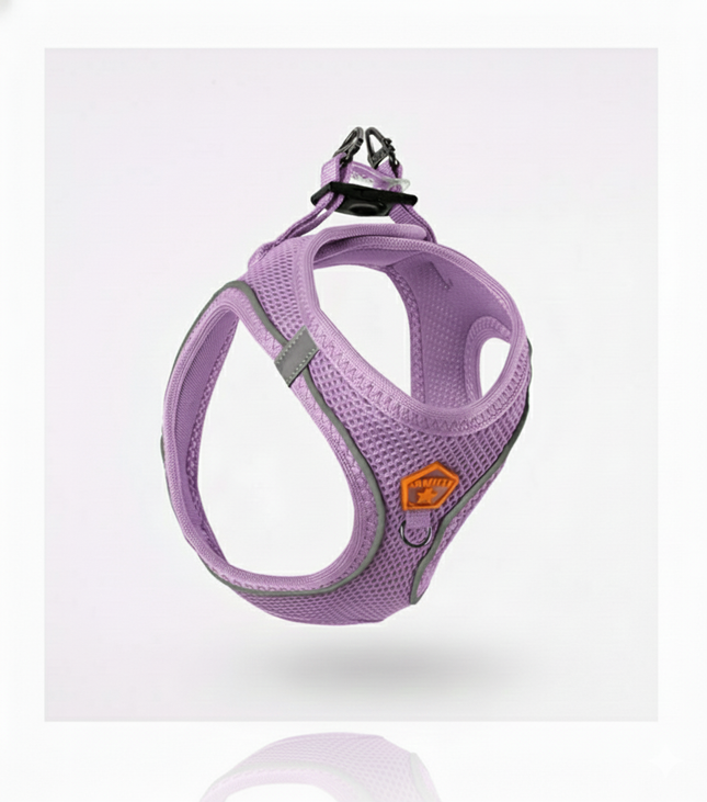 Pawstar Light Purple 3XS Air Mesh Dog Harness Neck 20-24cm And Waist 24-28cm