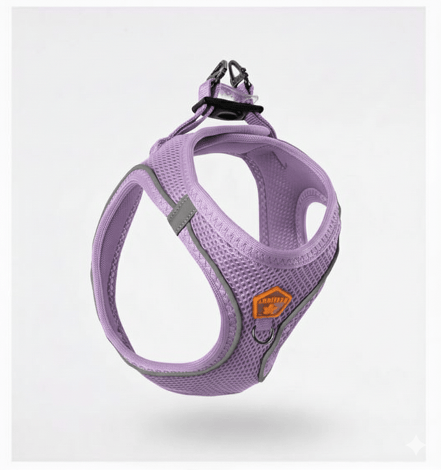 Pawstar Dog PAWSTAR Air Mesh Harness Lilac XL