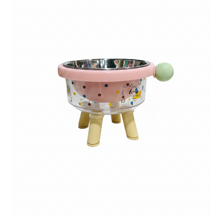 Stainless Steel Bowl Ideal For Food And Water Spill Proof Desing Non Slip Base 12 Mm