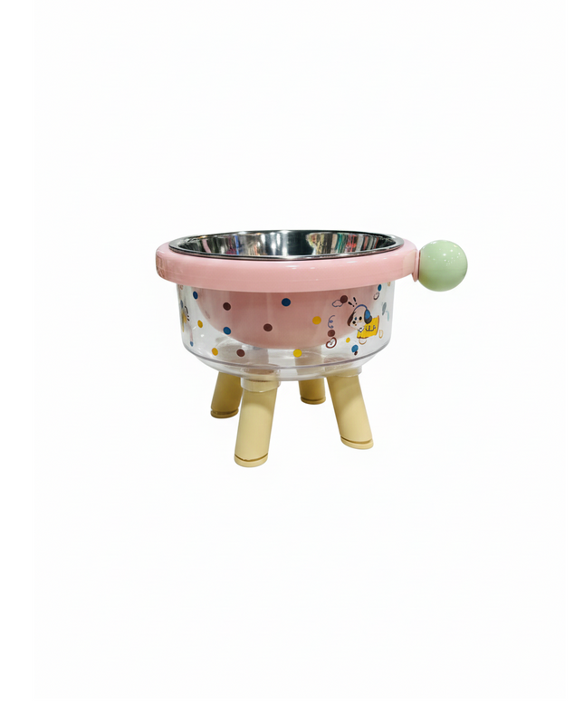 Stainless Steel Bowl Ideal For Food And Water Spill Proof Desing Non Slip Base 12 Mm