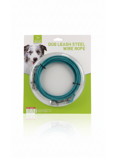 Nunbell Dog Leash Steel  Wire Rope 3 M