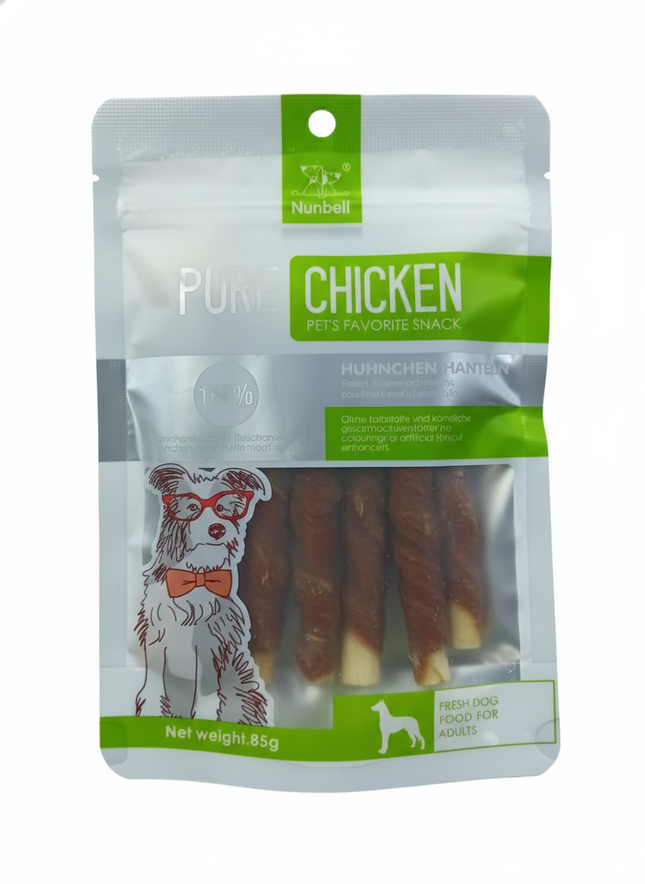 NunBbell Pets Nacks Chicken Wraps 85G