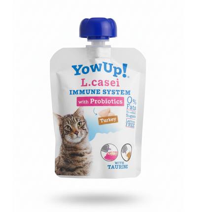YowUp Cat Immune Support Treat with Probiotics Turkey Flavor 85g