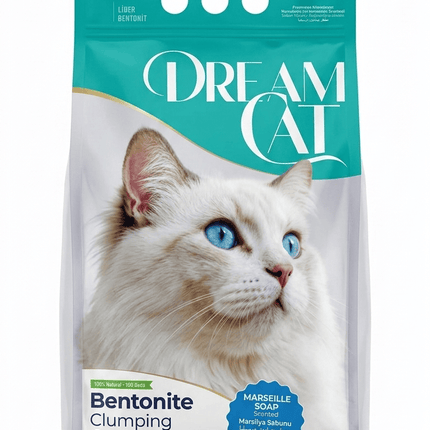 Dream Cat Bentonite Clumping Cat Litter Marseille Soap Scent 10 L