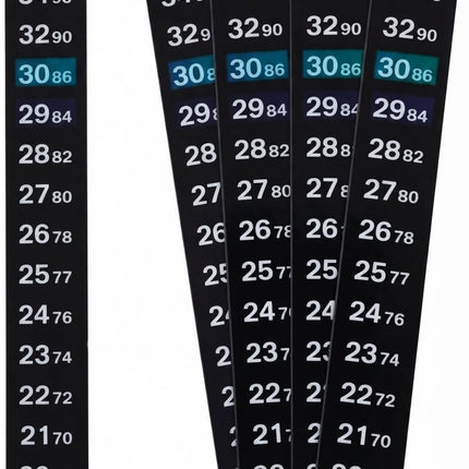 Stick On Aquarium Thermometer Strip for Fish Tanks Celsius and Fahrenheit