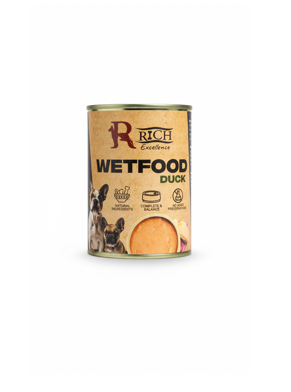 Rich excellence wet food dog flavor duck 400 g