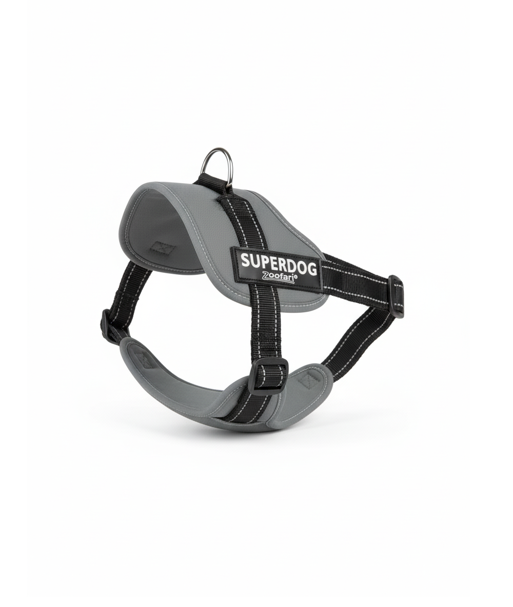 Zoofari dog harness XS approx 30 - 39 cm grey