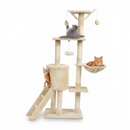 Zoofari Cat Activity Tower 5-Level Scratching Post with 50x50cm Base