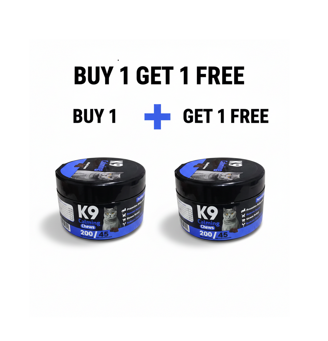 K9 Supplement For Cats Calming 40 Pcs buy One Get One Free