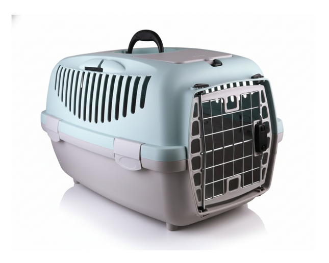 Stefanplast Gulliver 2 Light Green And Beige Carrier Crate 55x36x35cmor Pets Up to 8kg 1 pcs