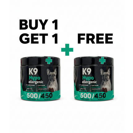 K9 Supplement Hypoallergrnic For Dogs 90 Pcs buy One Get One Free