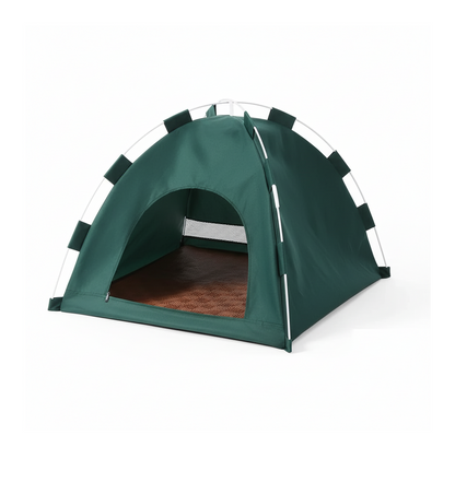Tent For Small Pets Available in two colors brown anddark green size m