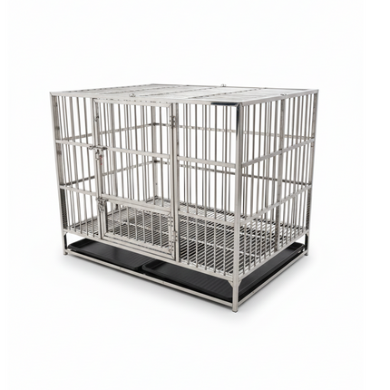 Pet Cage Stainless Steel  125 cm Durable & Rust-Resistant