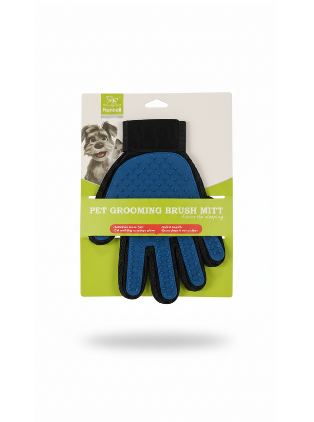 Nunbell Pet Grooming Brush Mitt