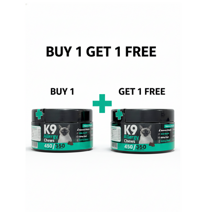K9 Supplement For Cats Allergy Chews 60 Pcs buy One Get One Free