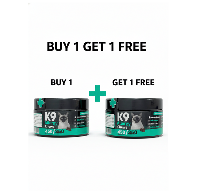 K9 Supplement For Cats Allergy Chews 60 Pcs buy One Get One Free