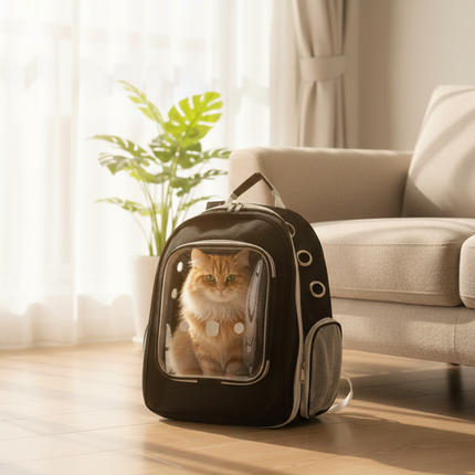 Himalaya Pet  Back Bag Tranparent Pet Bag for Cats And Small Dogs