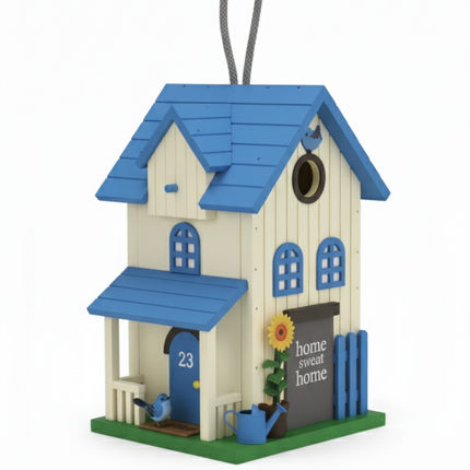 Zoofari Wooden Bird Feeder Hanging on the Window