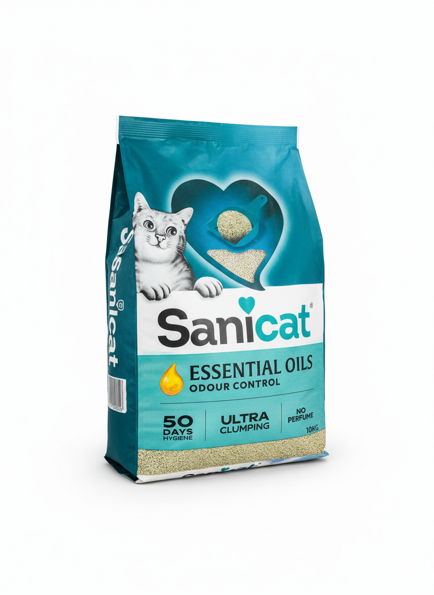 Sanicat essential oils odourcontrol litter 10L
