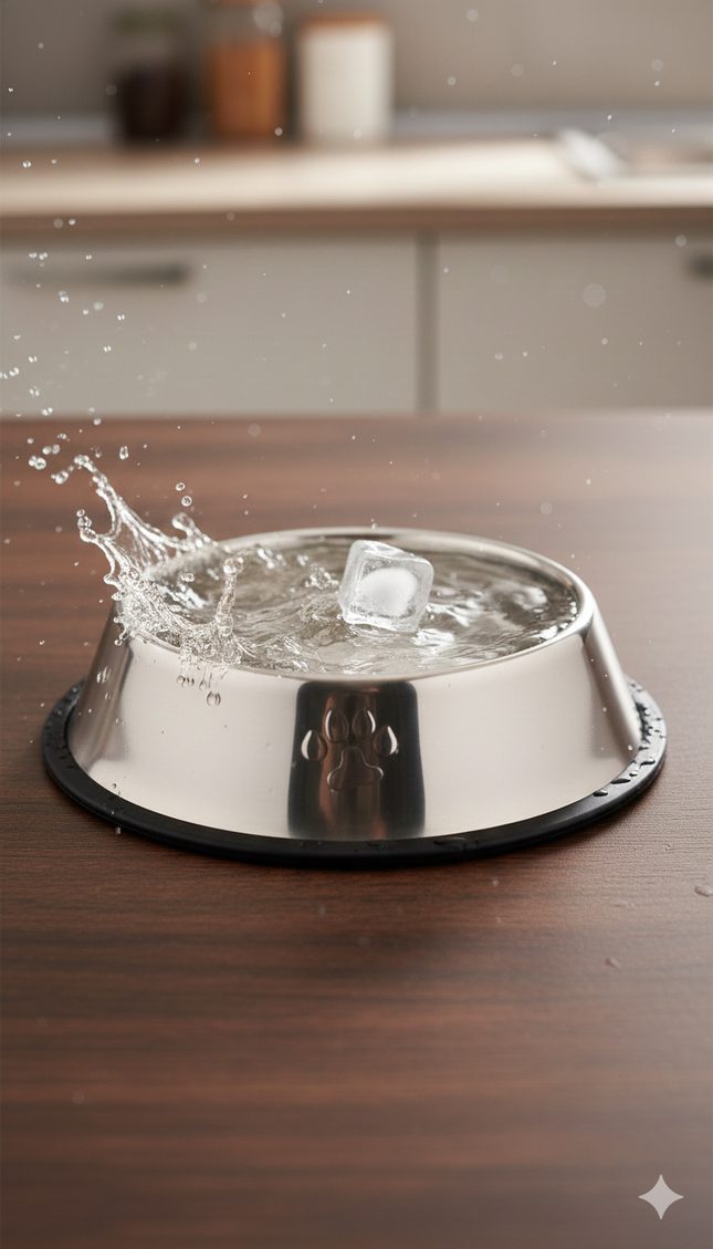 Stainless Steel Dog Bowl Medium 22 Cm