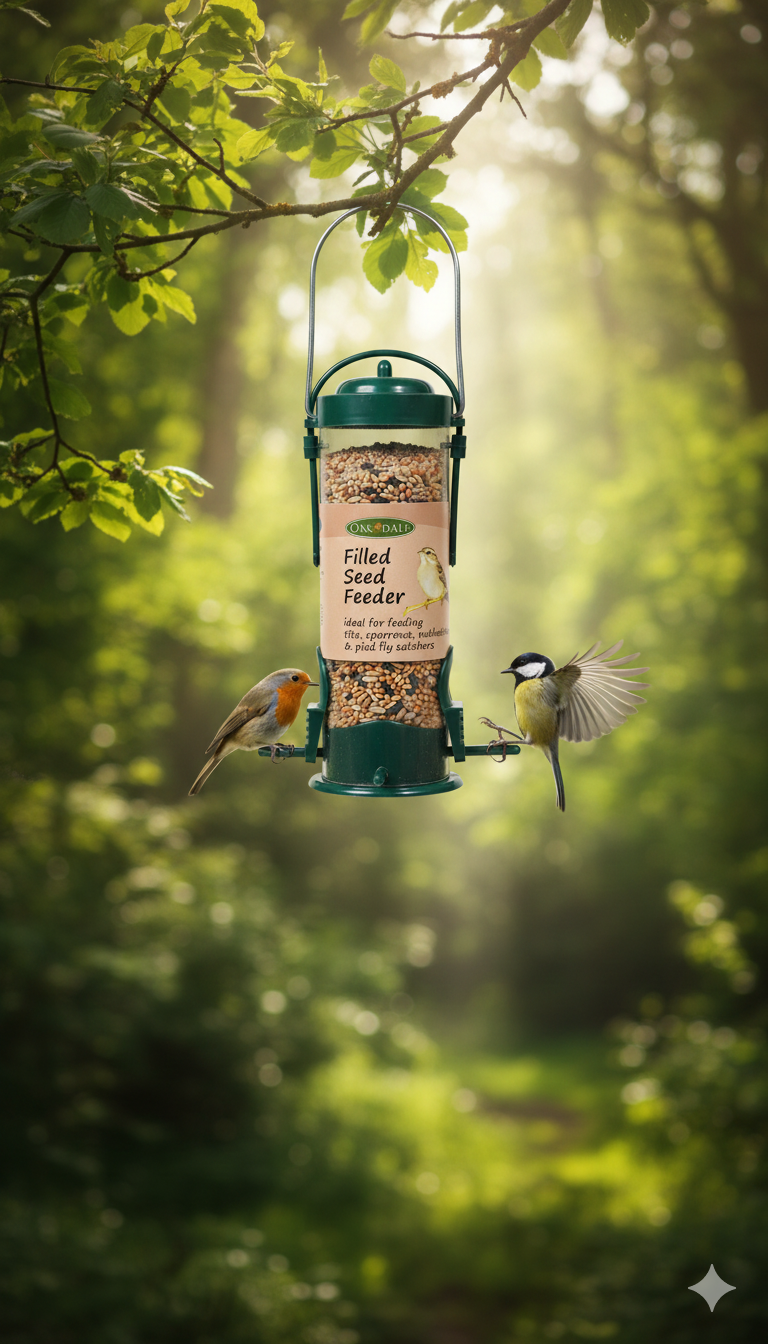 Oakdale Filled Bird Seed Feeder