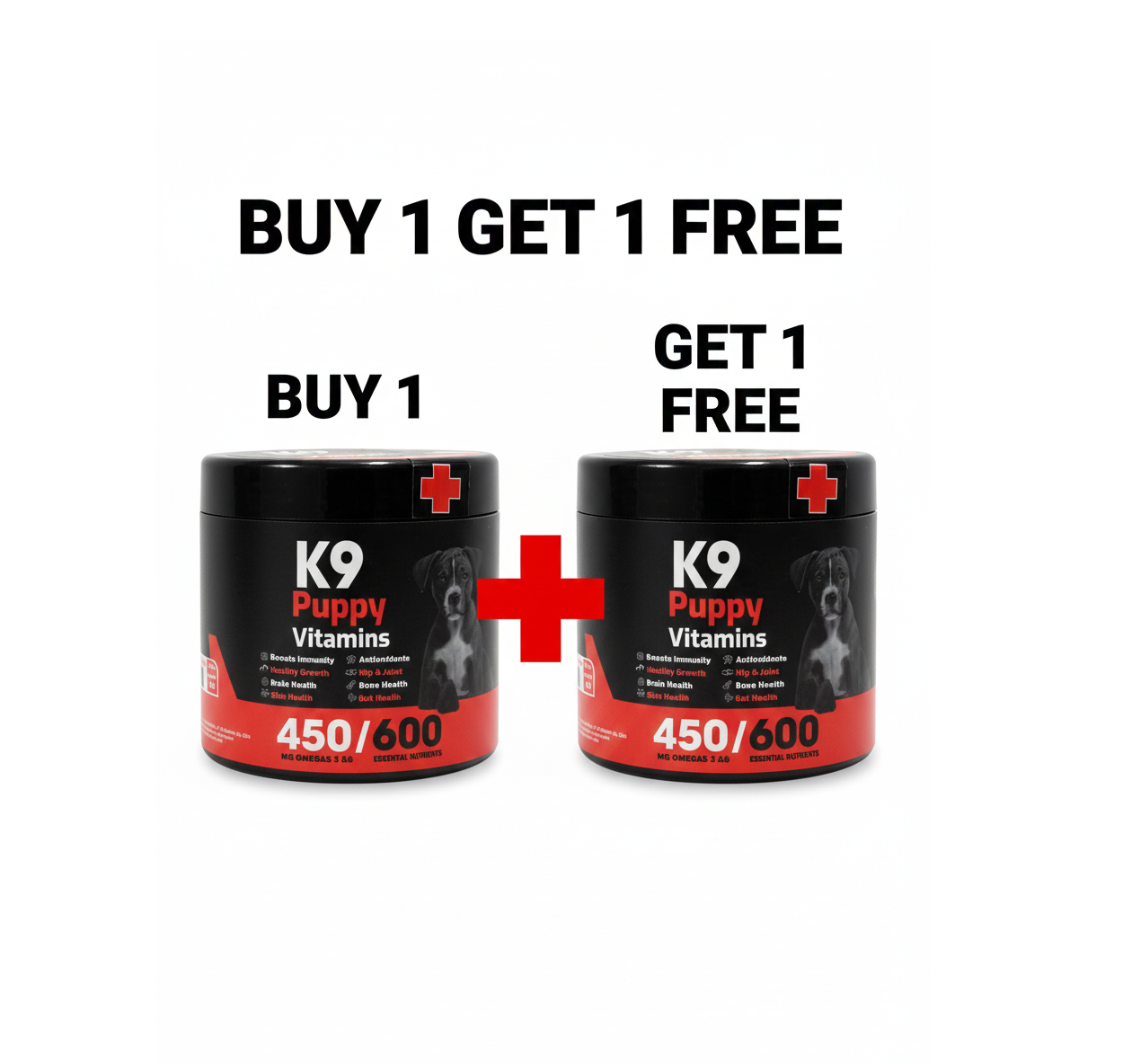 K9 Supplement Puppy For Dogs 90 Pcs buy One Get One Free