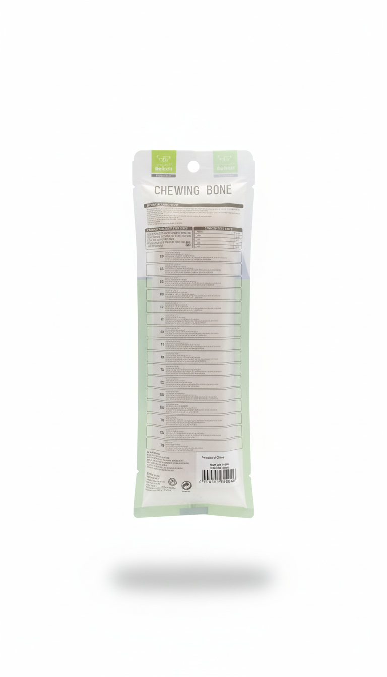 Nunbell White Bones Chew For Dogs 1 Pc 8 Lnch