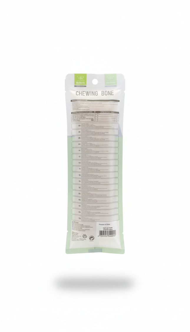 Nunbell  White Bones Chew For Dogs 1 Pc 6 Lnch