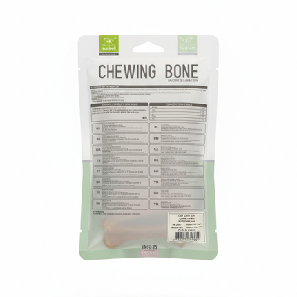 Nunbell White Bones Chew For Dogs 2 Pc 6 Lnch
