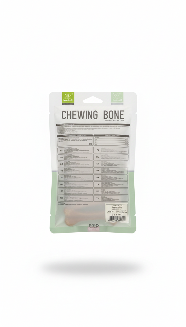 Nunbell White Bones Chew For Dogs 2 Pc 6 Lnch