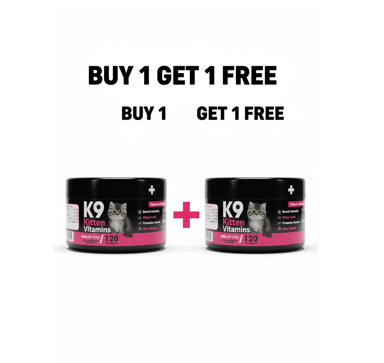 K9 Supplement For Cats Kitten 60 Pcs buy One Get One Free