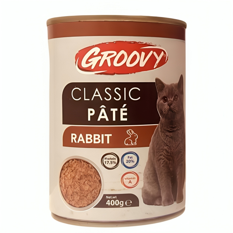 Groovy Classic Pate Canned With Rabbit 400g