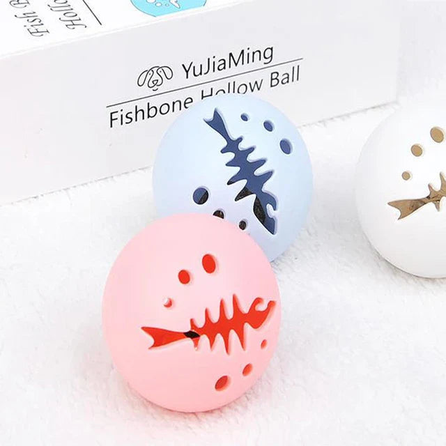 YuJaiMing Fish Bone Hollow Ball 3 Pcs