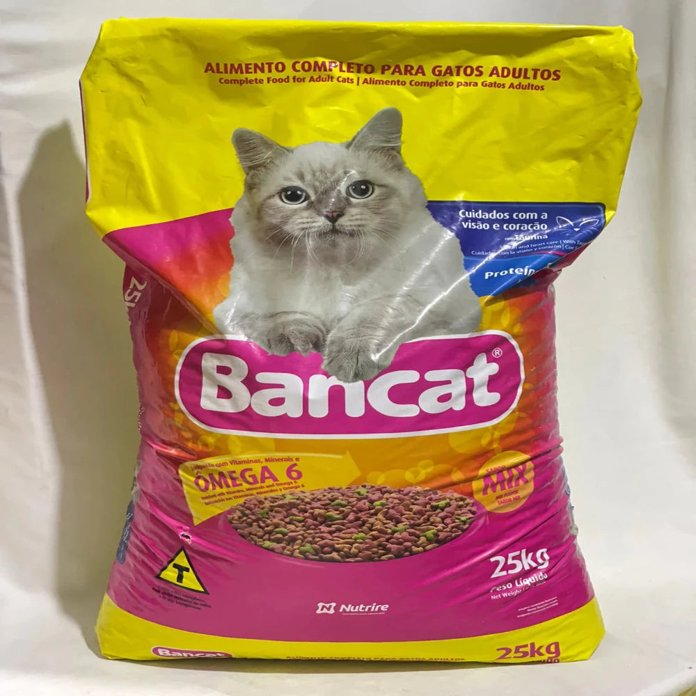 BanCat Dry Food for Adult Cats with 3 mix  25 kg