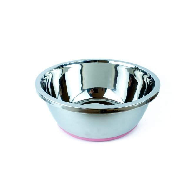 Nunbell Medium Silver Stainless Steel 400ml Pet Bowl