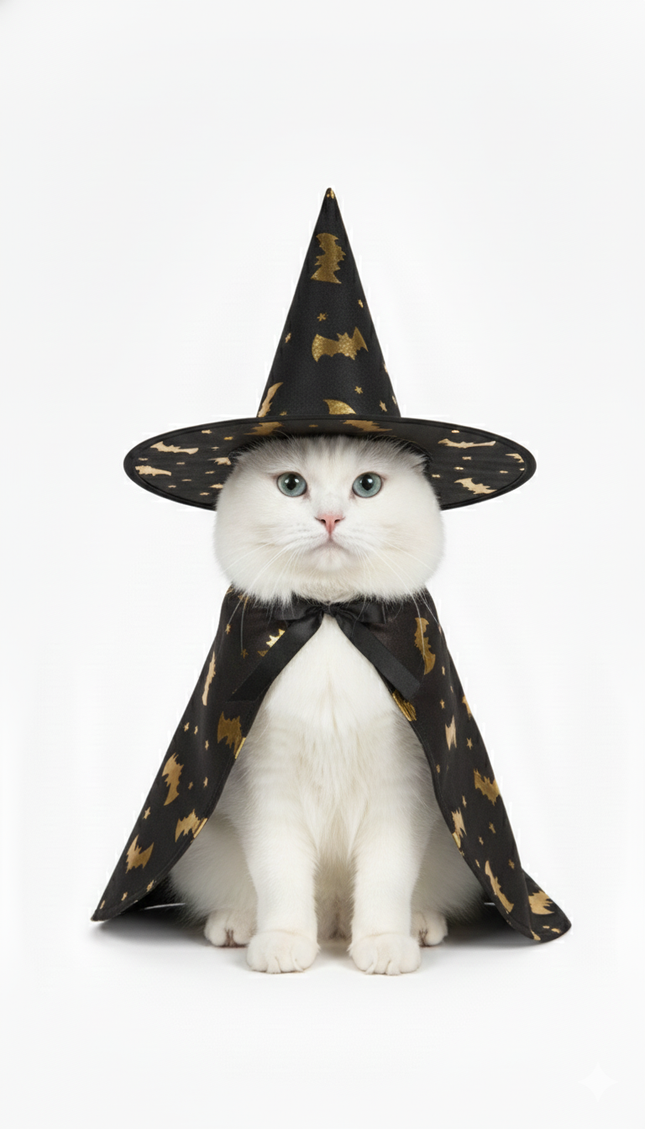 Lefties Pets Cat Halloween Pyjama Medium Mex 26 Neck 30 Cm Back 36 Cm Chest 44 Weight 4 TO 9 Kg