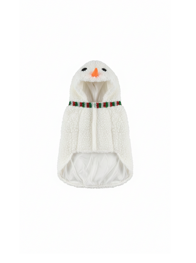 Lefties Pets Snowman Pyjamas Cat Medium Mex 26 Neck 30 Cm Back 36 Cm Chest 44 Weight 4 to 9 Kg - Ziggy Pupps