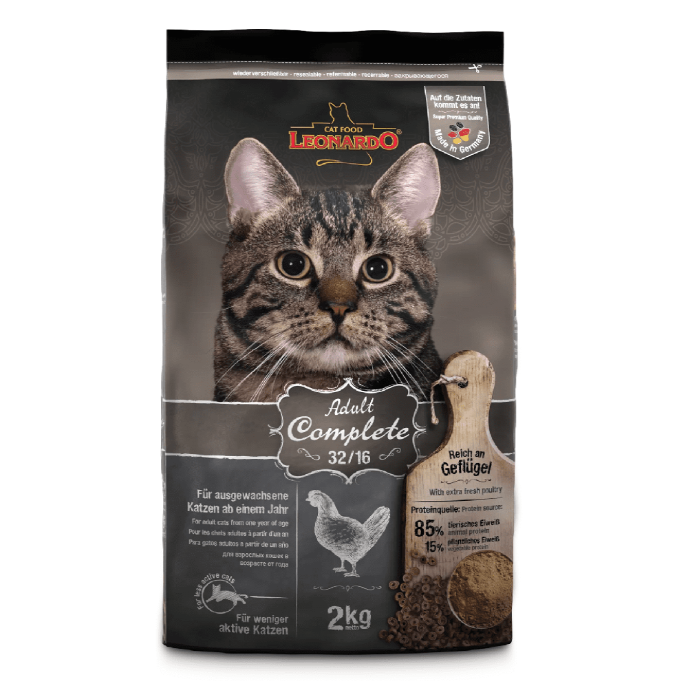 LEONARDO Cat Food For Adult Complete 32/16 2 kg