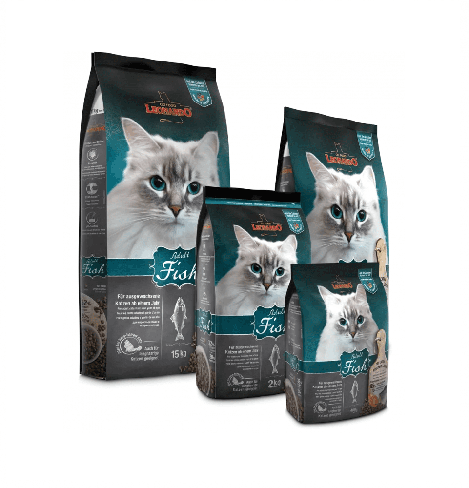 Leonardo Dry Food with Fish for Adult Cats 400 gr