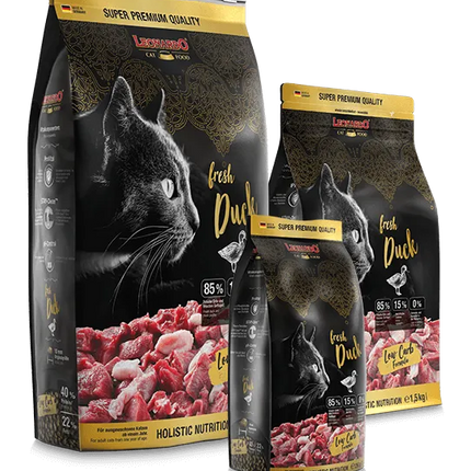 Leonardo GF and holistic Dry Food For adult Cats With fresh Duck 1.5 Kg