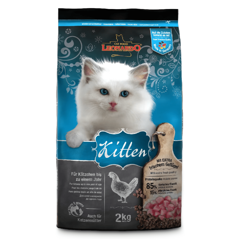 Leonardo Kitten Dry Food Rich In Poultry 2 Kg