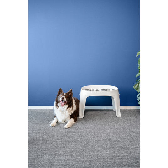 Moderna Skybar Large White Dual Dog Bowl 2 in 1800 L