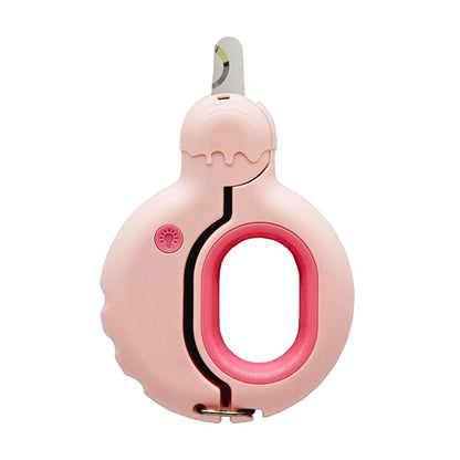 pet Clipper Nail Trimmer Professional with Portable LED Light