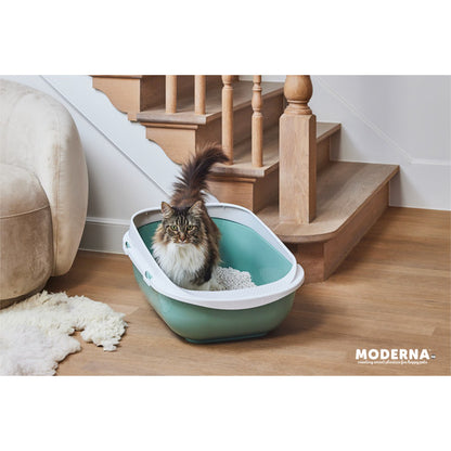 Moderna Mega Step  Cat Litter Tray with Rim