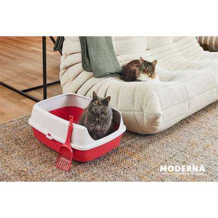 Moderna Maryloo Large Cat Litter Tray with Rim