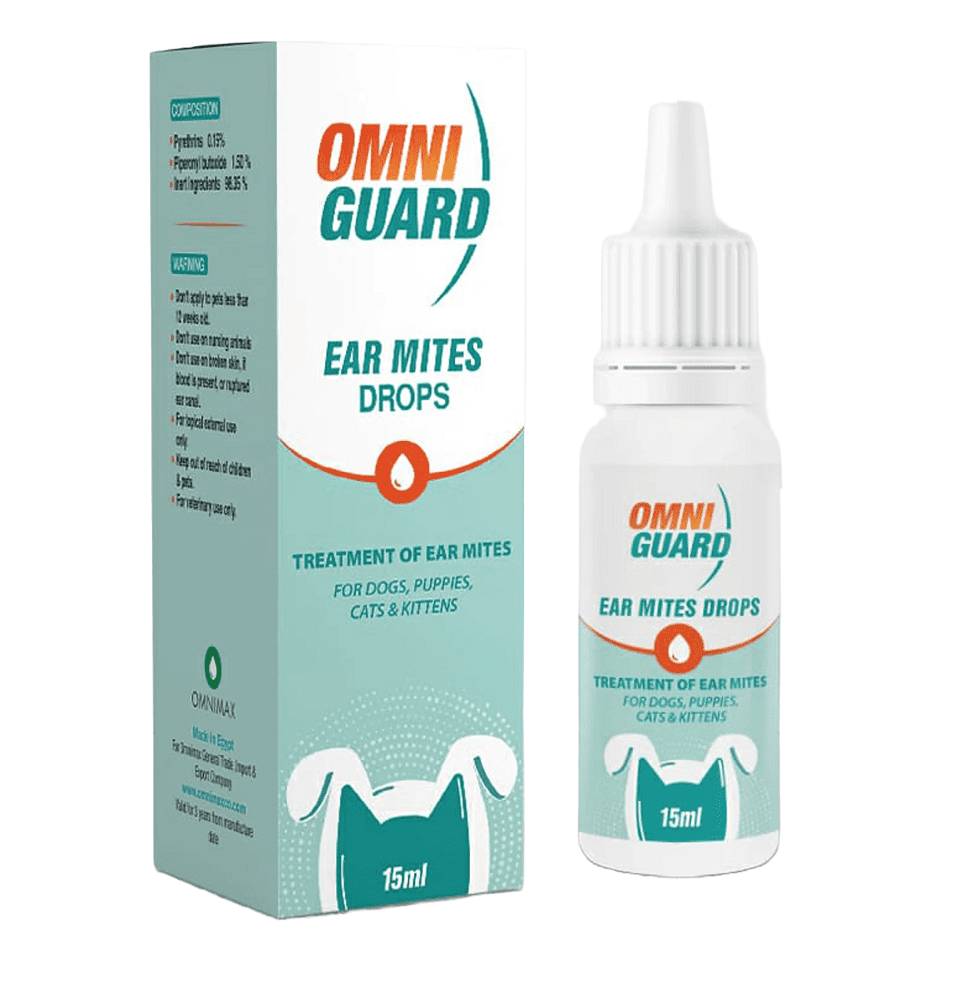 Omni Guard Ear Mites Drops 15ml