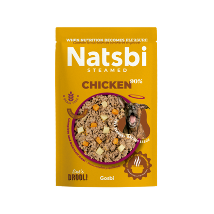 Gosbi Natsbi wet food dor Dog with Chicken 200 gr