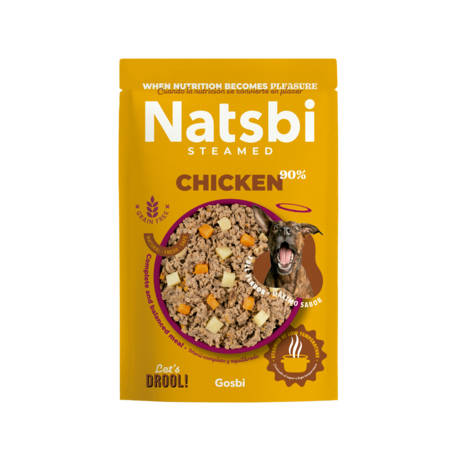 Gosbi Natsbi wet food dor Dog with Chicken 200 gr