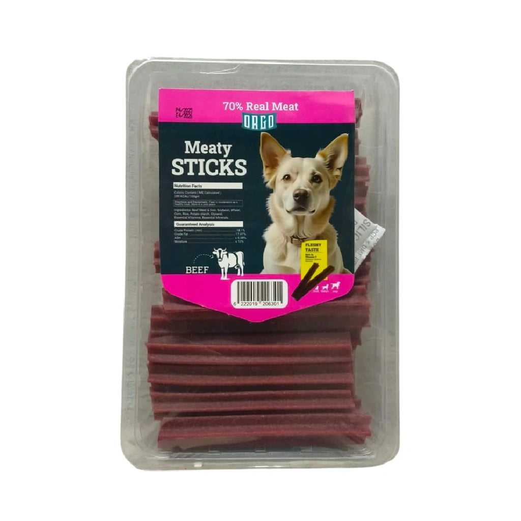 Orgo Meaty Sticks Dog Treats with Beef 500 gr